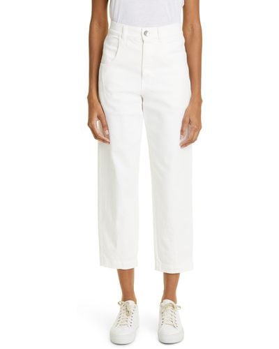 Eleventy Relaxed Straight Leg Jeans - White