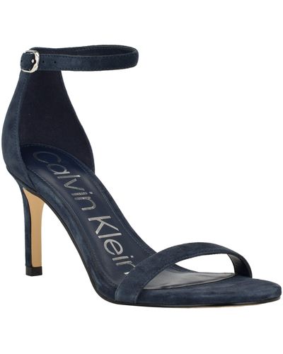 Calvin Klein Fairy Ankle Strap Sandal - Blue