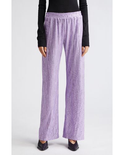 Stine Goya Markus Sequin Pants - Purple