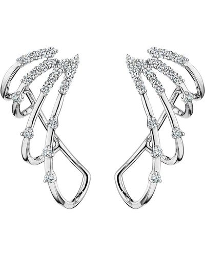 Hueb Luminus Diamond Earrings - White