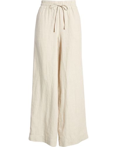 Tommy Bahama Two Palms High Waist Linen Pants - Natural