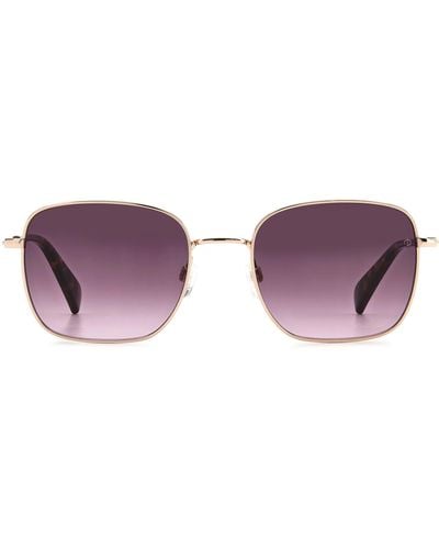 Rag & Bone 52mm Gradient Square Sunglasses - Purple