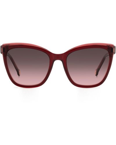 Carolina Herrera 55mm Cat Eye Sunglasses - Multicolor