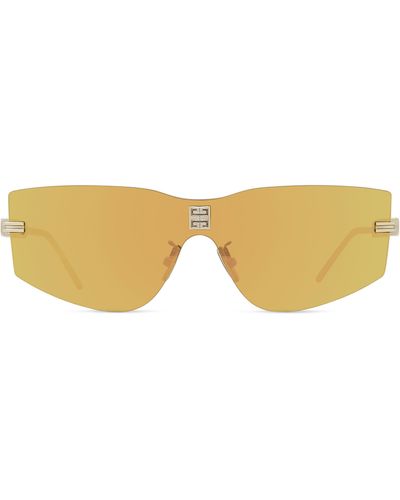Givenchy 4gem 138mm Oval Sunglasses - Yellow