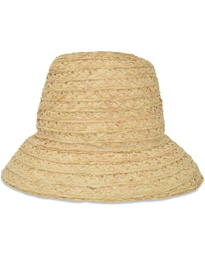 Gigi Burris Millinery Ida Packable Bucket Hat - Natural