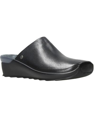 Wolky Go Wedge Clog - Black