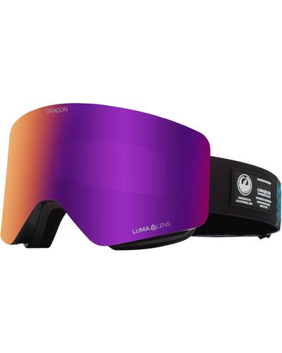 Dragon R1 Otg 63mm Snow goggles With Bonus Lens - Purple