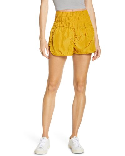 Fp Movement The Way Home Shorts - Yellow