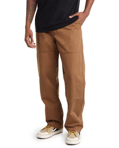 Vans Authentic Loose Fit Stretch Chinos - Brown
