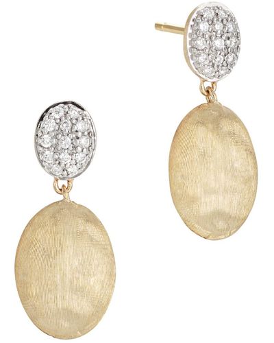 Marco Bicego Siviglia Diamond Drop Earrings - White