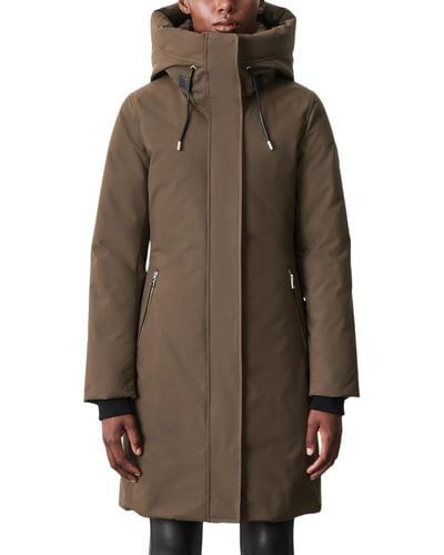 Mackage Shiloh Water Resistant Down Parka - Brown
