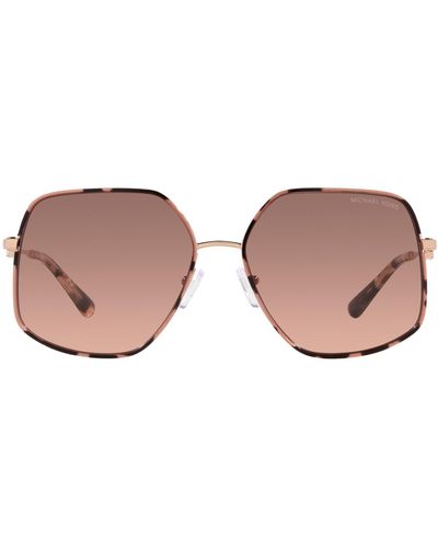 Michael Kors Empire 59mm Gradient Butterfly Sunglasses - Pink