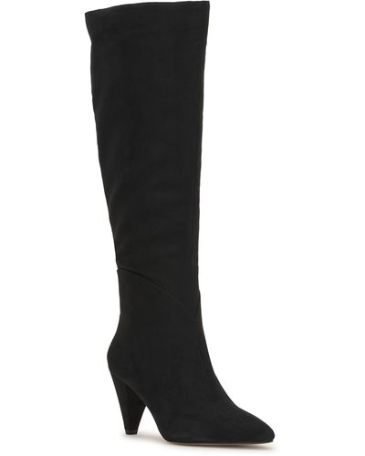 Jessica Simpson Byrnee Pointed Toe Knee High Boot - Black