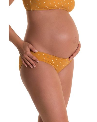 Pez D'or Olivia Maternity Bikini Bottoms - Orange