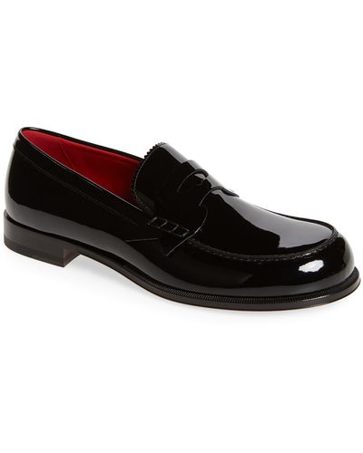 Christian Louboutin Mocloon Penny Loafer - Black