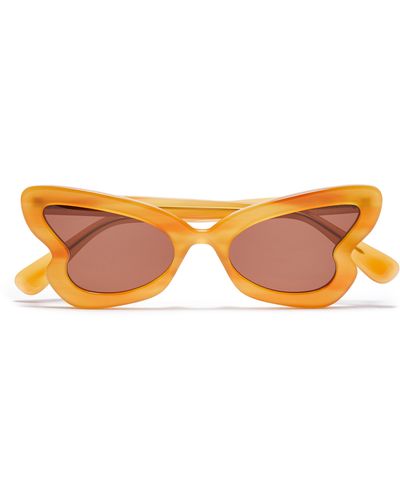 Lele Sadoughi peggy Sunglasses - Orange