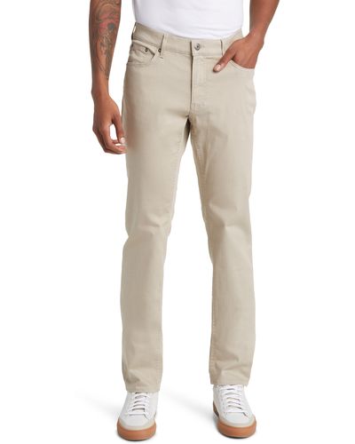 Brax Chuck Slim Fit Five Pocket Pants - Natural