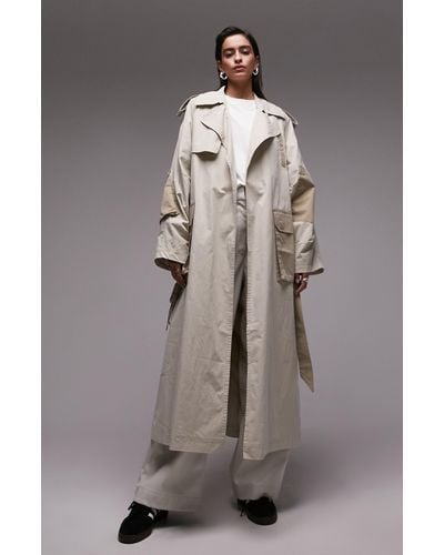 Topshop waterproof coat top
