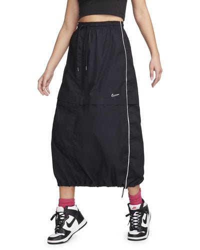 Nike Sportswear Woven Maxi Skirt - Black