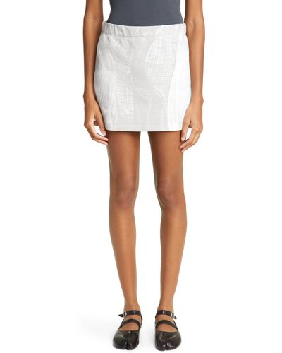 Paloma Wool Layers Organic Cotton Miniskirt - White