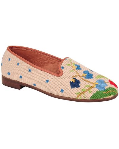 ByPaige By Paige Needlepoint Bluebell Bouquet Flat - Pink