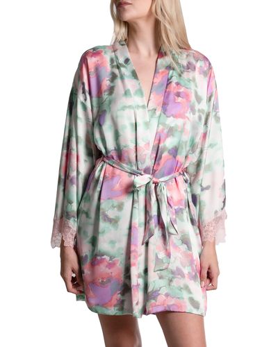 In Bloom A Moment Like This Satin Wrap - White