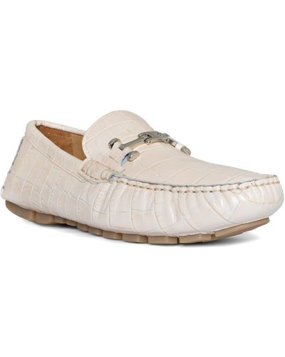 Donald J Pliner Basilio Driving Shoe - White