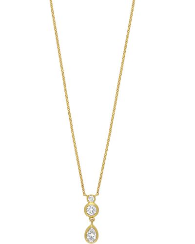 Bony Levy Monaco Diamond Pendant Necklace - Metallic