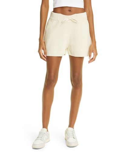 Honor The Gift Cotton Knit Shorts - Natural