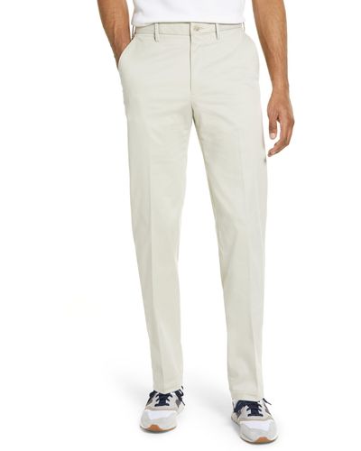 Vintage 1946 Stretch Cotton Flat Front Pants - White