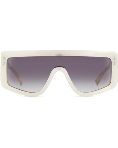 Isabel Marant 99mm Gradient Flat Top Sunglasses - Purple