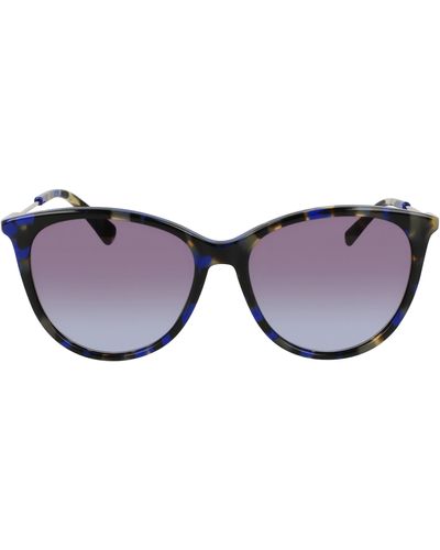 Longchamp 55mm Gradient Tea Cup Sunglasses - Multicolor