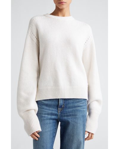 A.L.C. A. L.c. Asher Cashmere Sweater - White