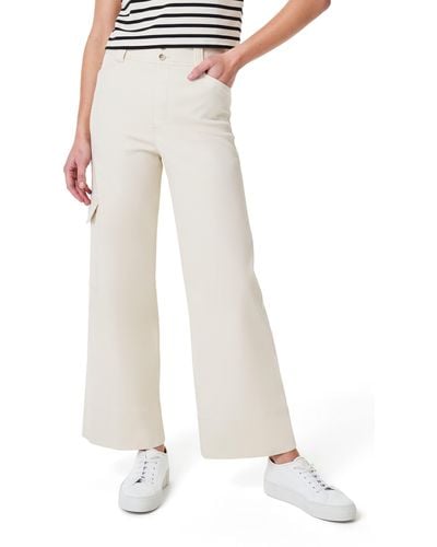 Spanx Spanx Stretch Cotton Blend Twill Ankle Cargo Pants - White
