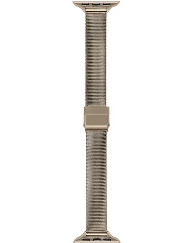 The Posh Tech Blake Stainless Steel Mesh Apple Watch® Watchband - White