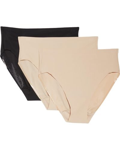 Tc Fine Intimates 3-pack Matte Micro High Cut Panties - White