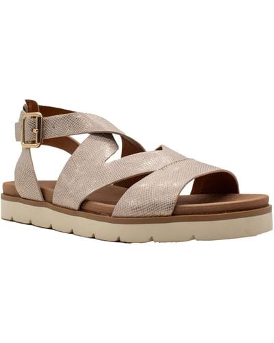 Volatile S'mores Ankle Strap Sandal - Brown