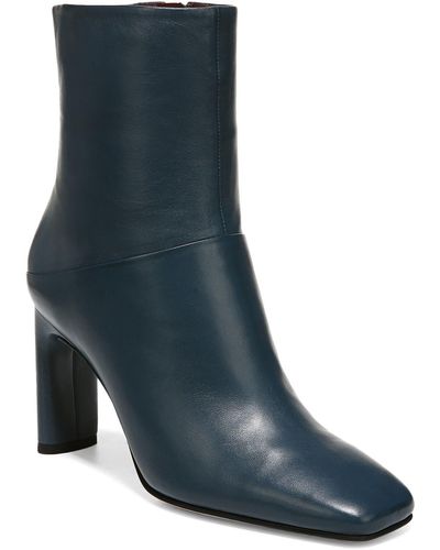 Sarto Flexa Comfort Leather Bootie - Blue