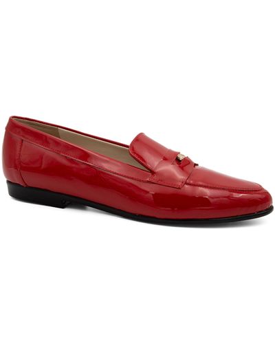 Amalfi by Rangoni Ornella Penny Loafer - Red