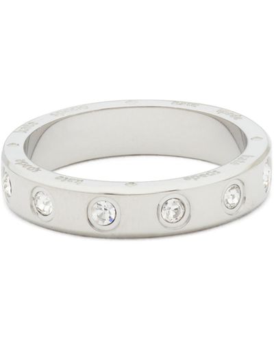 Kate Spade Cubic Zirconia Band Ring - White