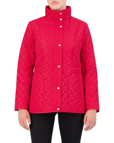 Cole Haan Signature Quilted Jacket - Red