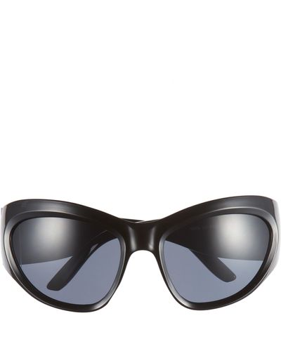 BP. Chunky Shield Sunglasses - Black