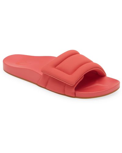Olukai Sunbeam Slide Sandal - Red