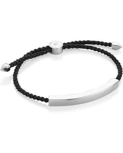 Monica Vinader Linear Friendship Bracelet - Black