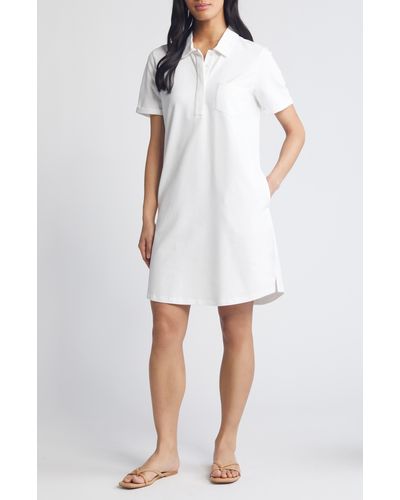 Caslon Caslon(r) Easy Shirtdress - White
