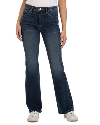 Kut From The Kloth Stella Fab Ab High Waist Flare Jeans - Blue