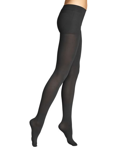 Item M6 Beauty Opaque Compression Tights - Black
