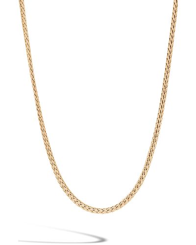 John Hardy 18k Chain Necklace At Nordstrom - White