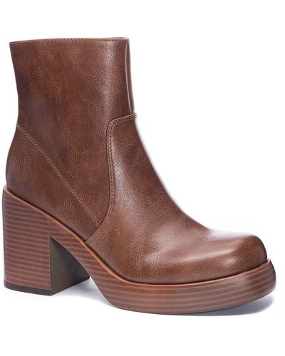Dirty Laundry Groovy Platform Boot - Brown