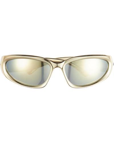 BP. Rectangular Sunglasses - Metallic